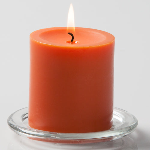 Richland Pillar Candles 3"x3" Orange Set of 24 - view 1