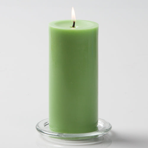 Richland Pillar Candle 3"x6" Green - view 1