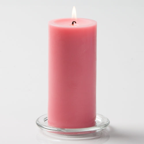 Richland Pillar Candle 3"x6" Pink - view 1