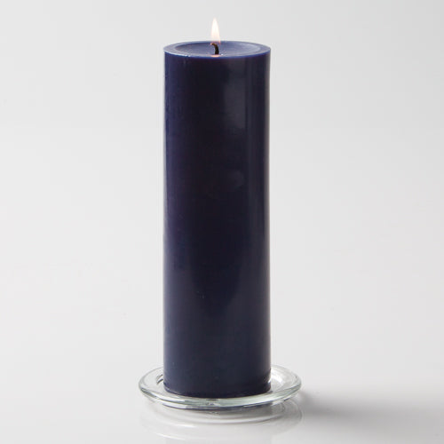 Richland Pillar Candle 3"x9" Navy Blue - view 1
