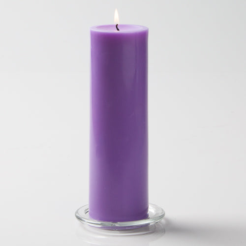 Richland Pillar Candles 3"x9" Lavender Set of 24 - view 1