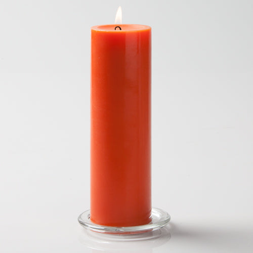 Richland Pillar Candles 3"x9" Orange Set of 6 - view 1