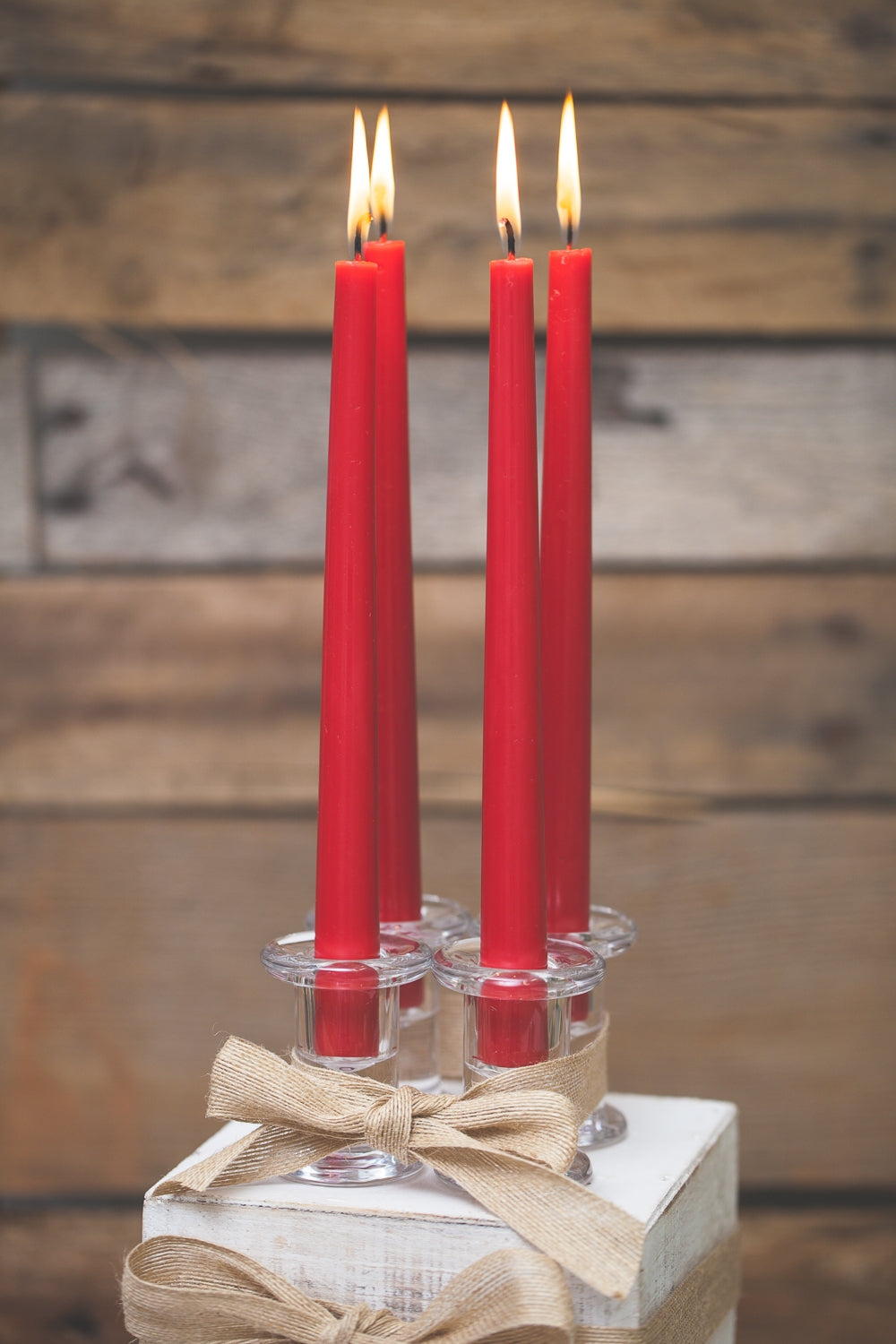Richland Simple Glass Taper Candle Holder Set of 6 - view 4