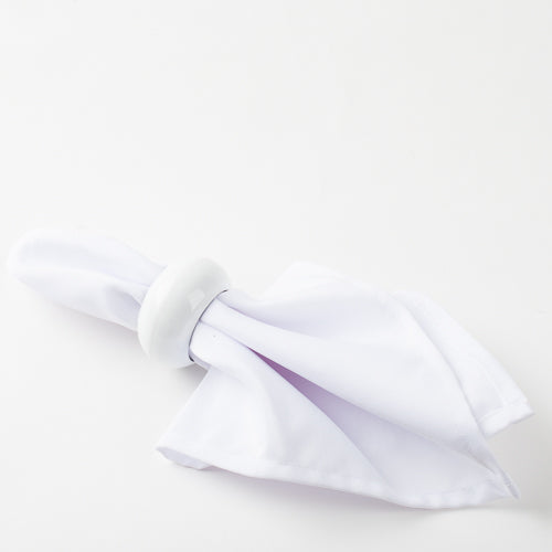 white napkin ring 9509 04 - view 3