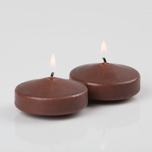 richland floating candles 3 brown set of 12 - view 1