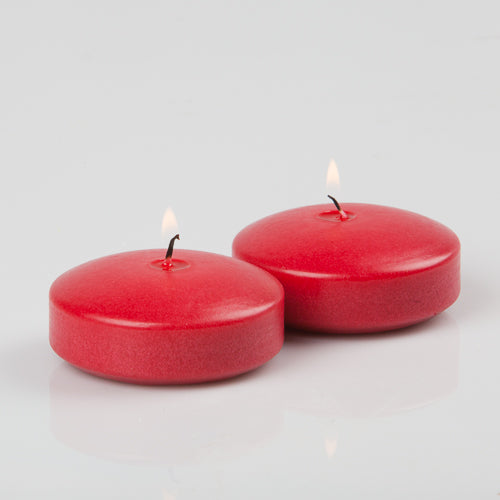 richland floating candles 3 red set of 72 - view 1