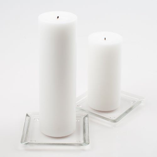 square glass pillar holder 1131 36