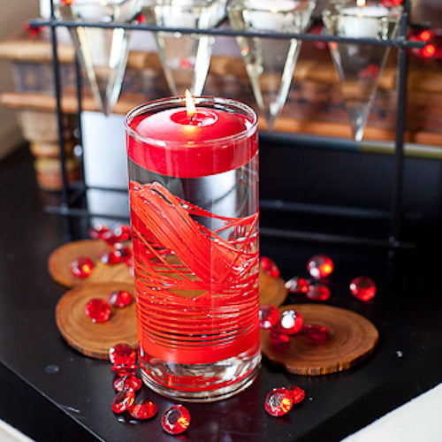 Richland Floating Candles 3" Red Set of 12 - view 3