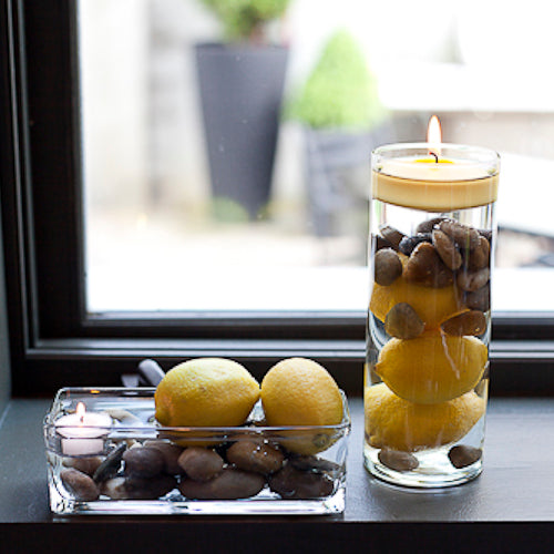 richland floating candles 3 yellow set of 96