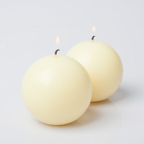 Richland Sphere Candle 3" Ivory - view 3
