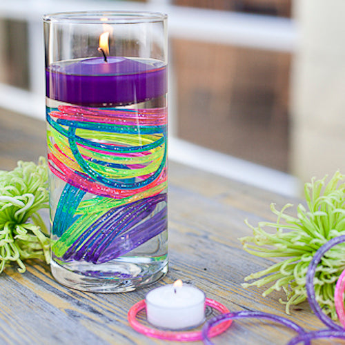 Richland Floating Candles 3" Purple Set of 24 - view 2