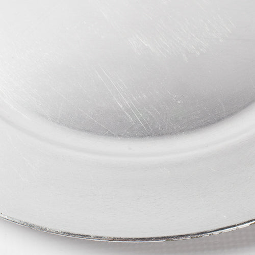 richland plain charger plate 13 silver set of 12 - view 2