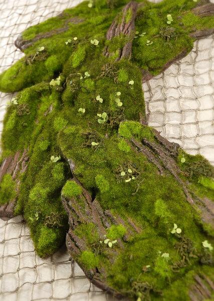 foam moss tree bark 14 x 6 5in - view 3