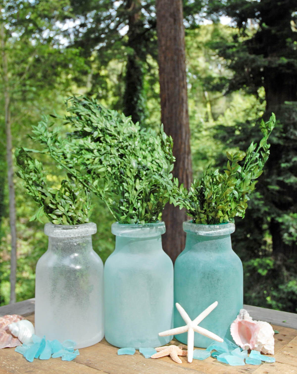 preserved boxwood bundle in natural green 5oz - view 2