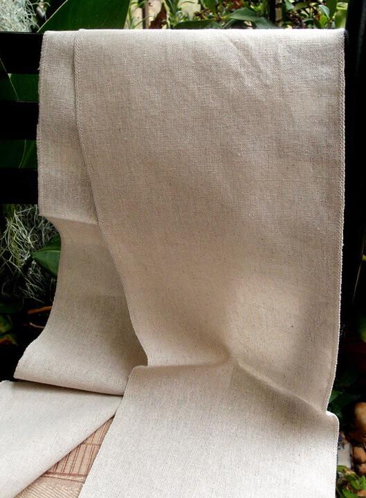 linen table runner or chair sash 8 x 108 - view 1