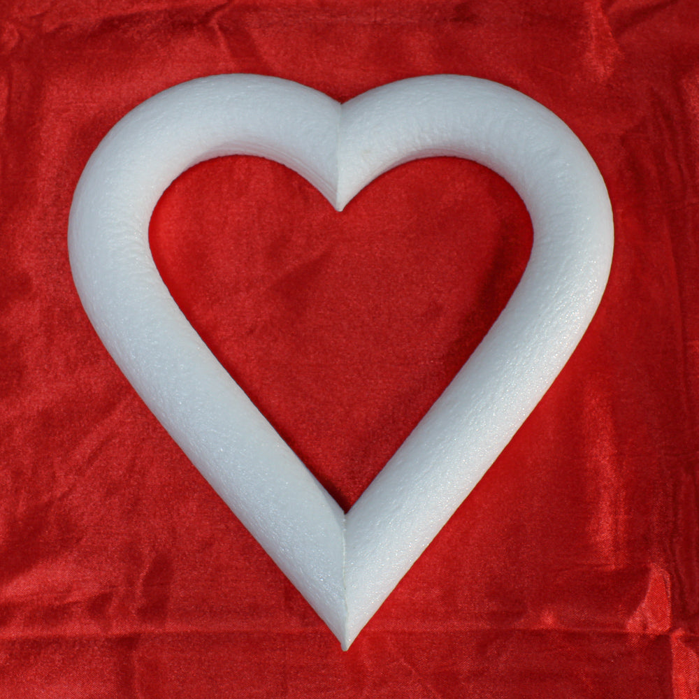 Styrofoam Heart Wreath 9 - Save-On-Crafts