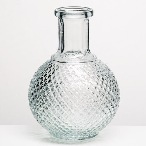 richland textured glass perfume vase set of 6