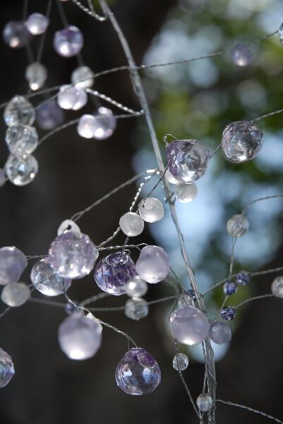 Touch of Lavender Crystal Garland 4ft - Save-On-Crafts