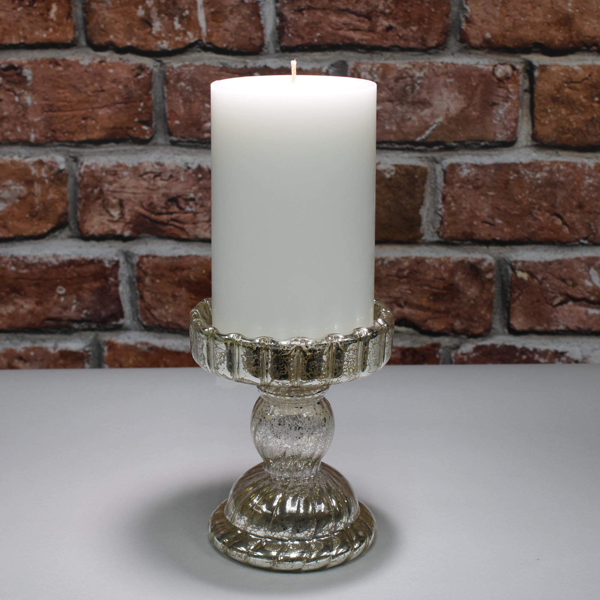 richland rayner mercury pillar candle holder 6