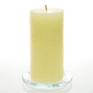 Richland Rustic Pillar Candle 3"x 6" Ivory