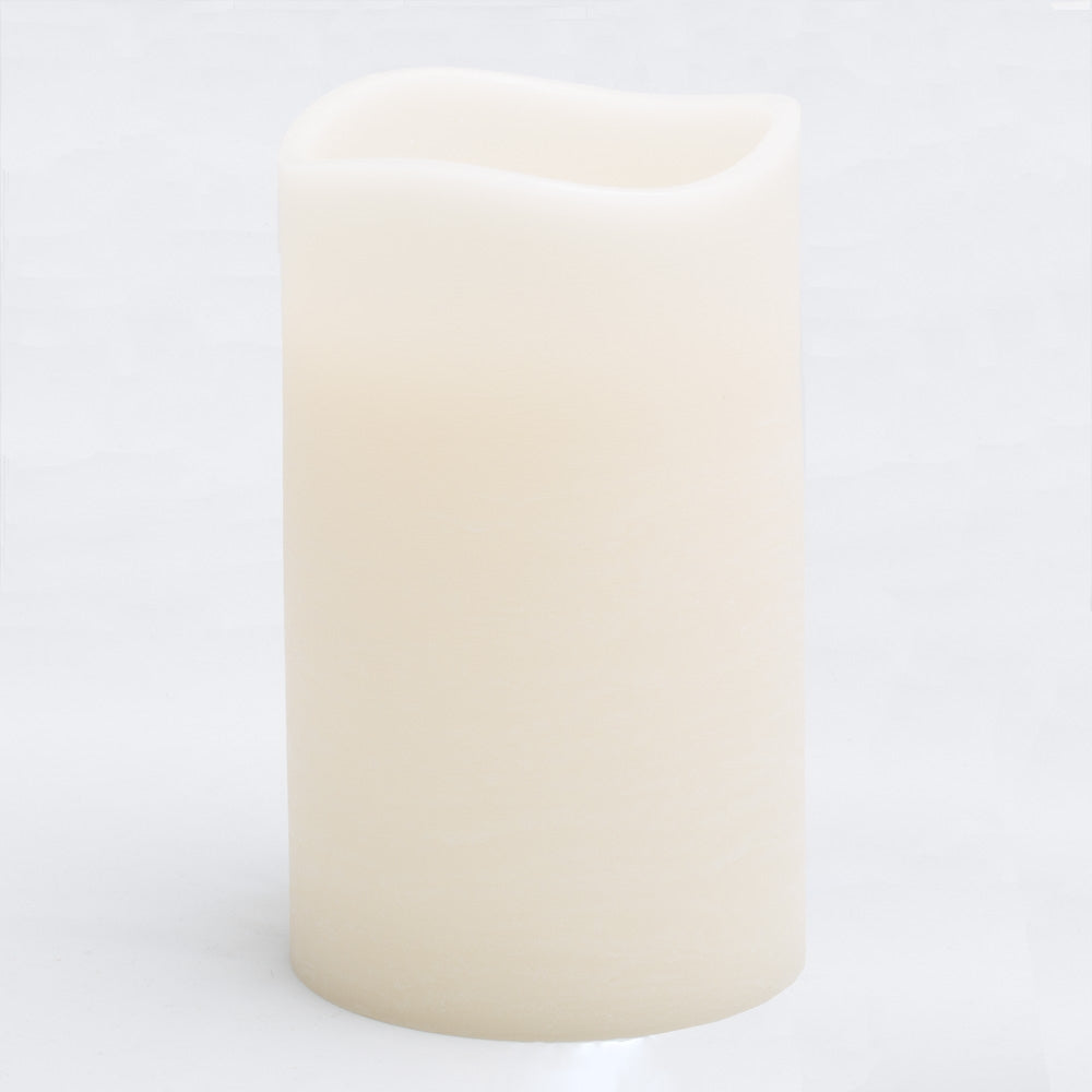 richland led big pillar candles ivory 6 x 10 set of 4