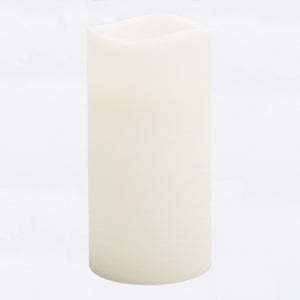 richland led big pillar candles ivory 6 x 12 set of 4