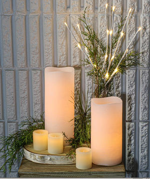 Richland LED Votive Candles Ivory Set of 12