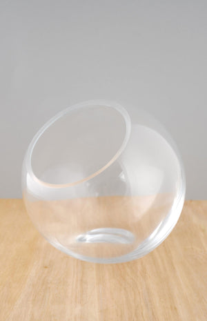 Studio Glass Terrarium & Candleholder Bowl  7.5 x 7