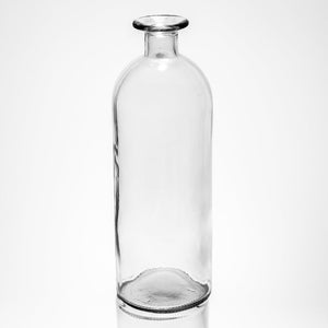 Richland Apothecary Glass Bottle 10" Set of 6
