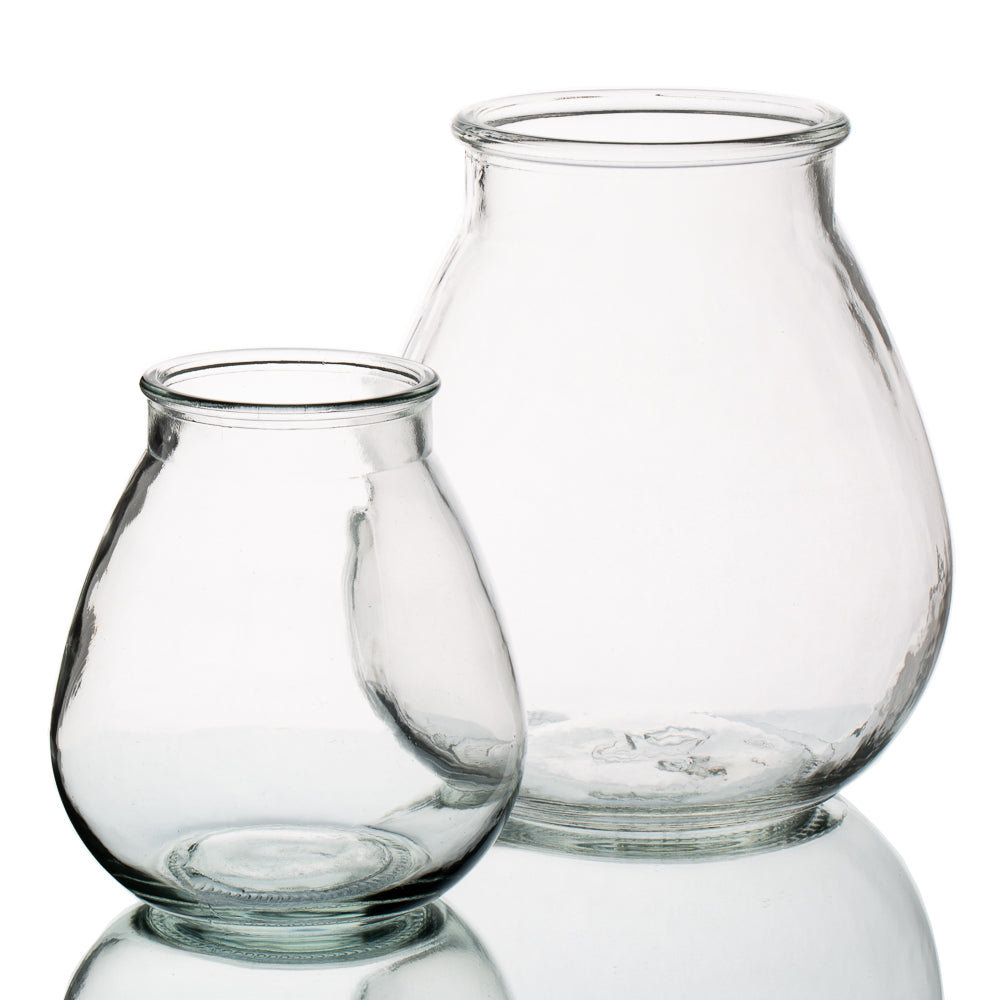 halcyone vintage glass vase set of 8