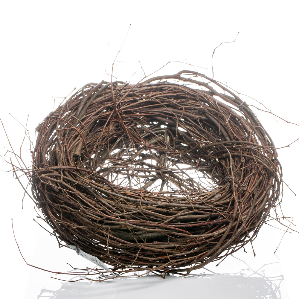 grapevine twig 10 bird nest wreath