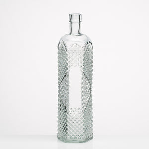 richland glass textured bottle set of 12