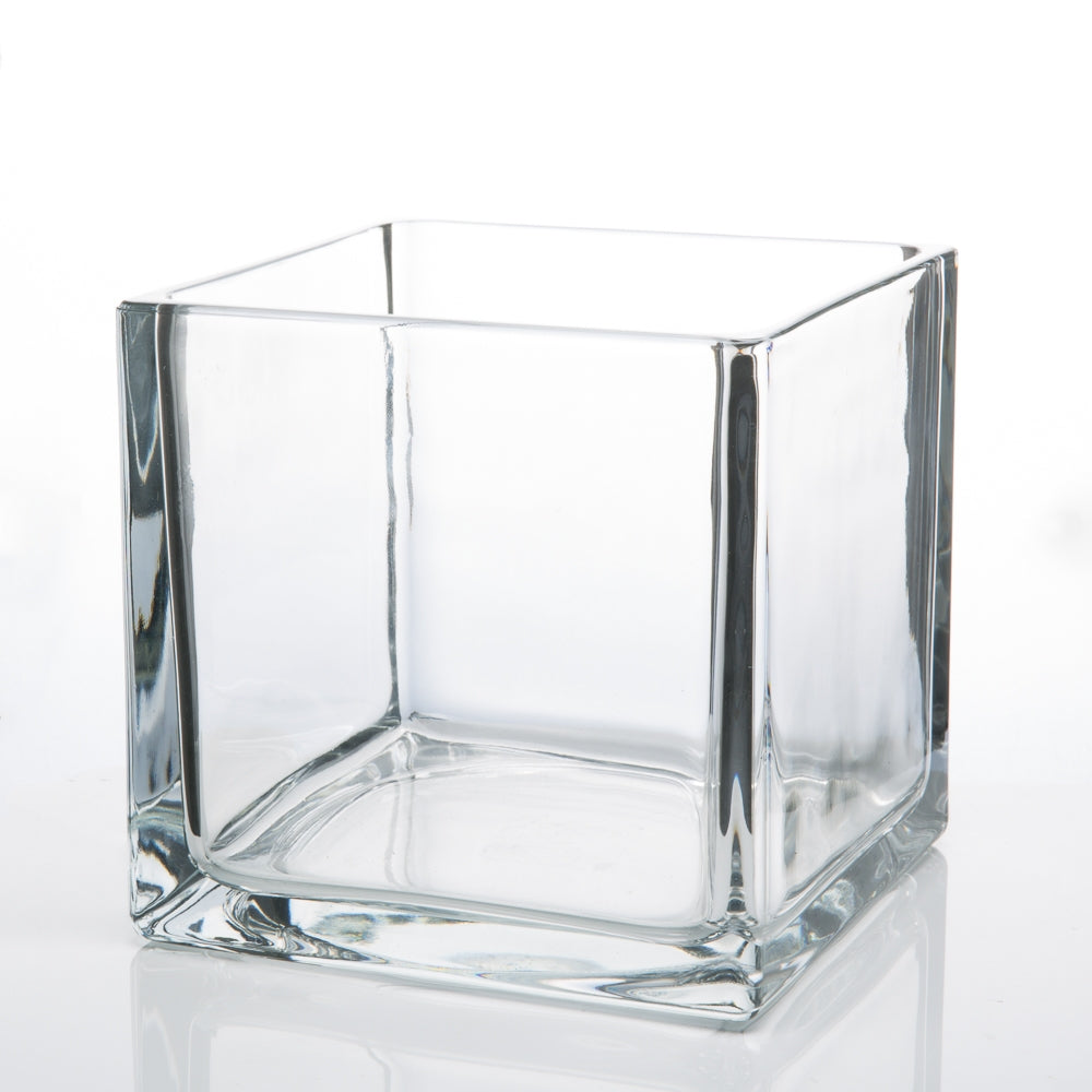 richland square glass cube vase 6 set of 12