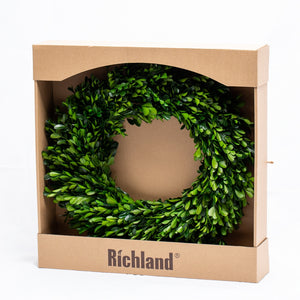 richland preserved boxwood wreath 17 set of 6