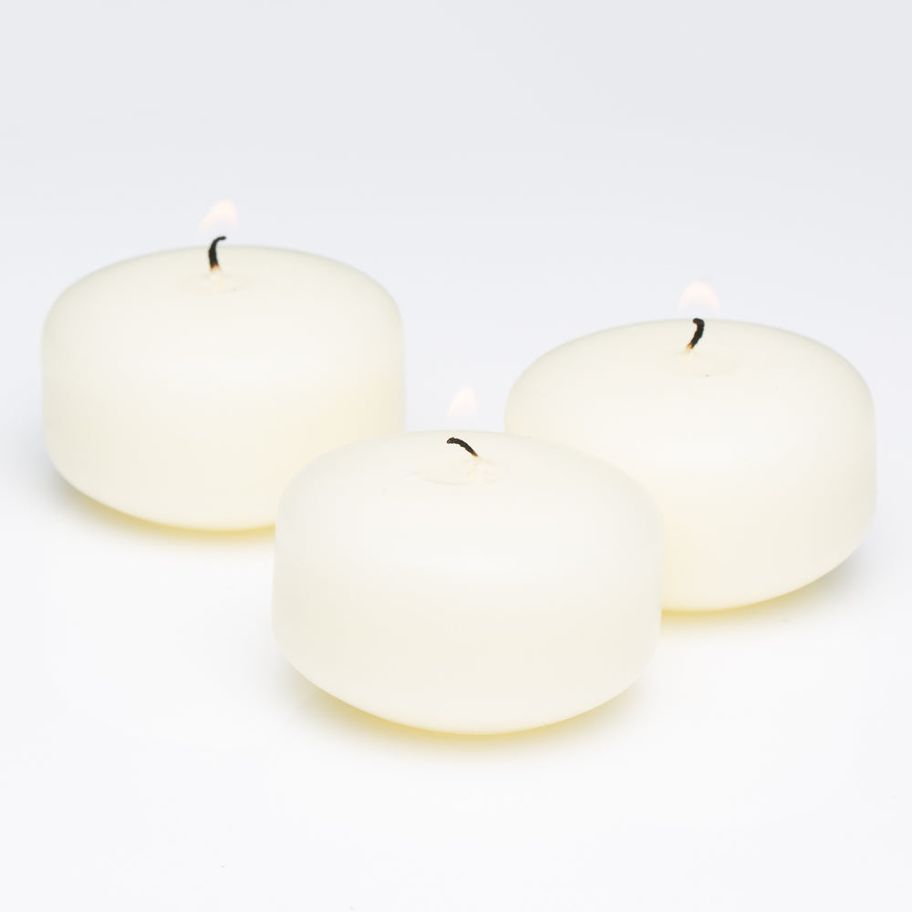 Richland Floating Candles 2" Light Ivory Set of 24