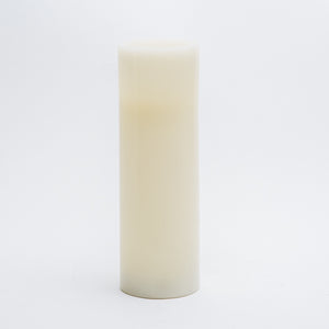 richland flameless led pillar candle 3 x9 ivory