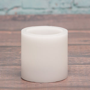 richland flameless led pillar candle 3 x 3 white