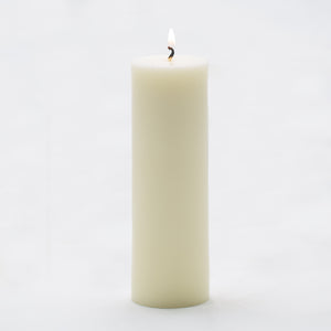 richland pillar candle 2 x6 light ivory set of 40