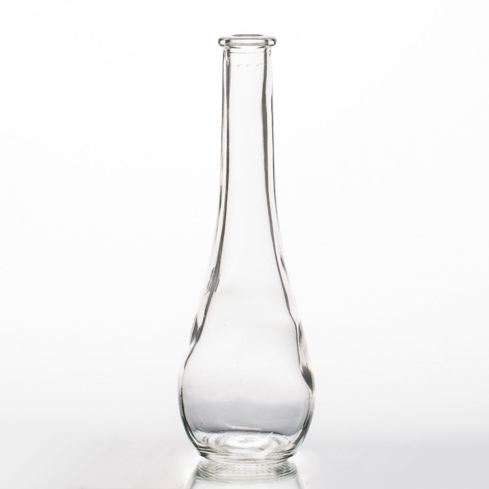 Richland Clear Round Teardrop Bud Vase 7” Set of 48
