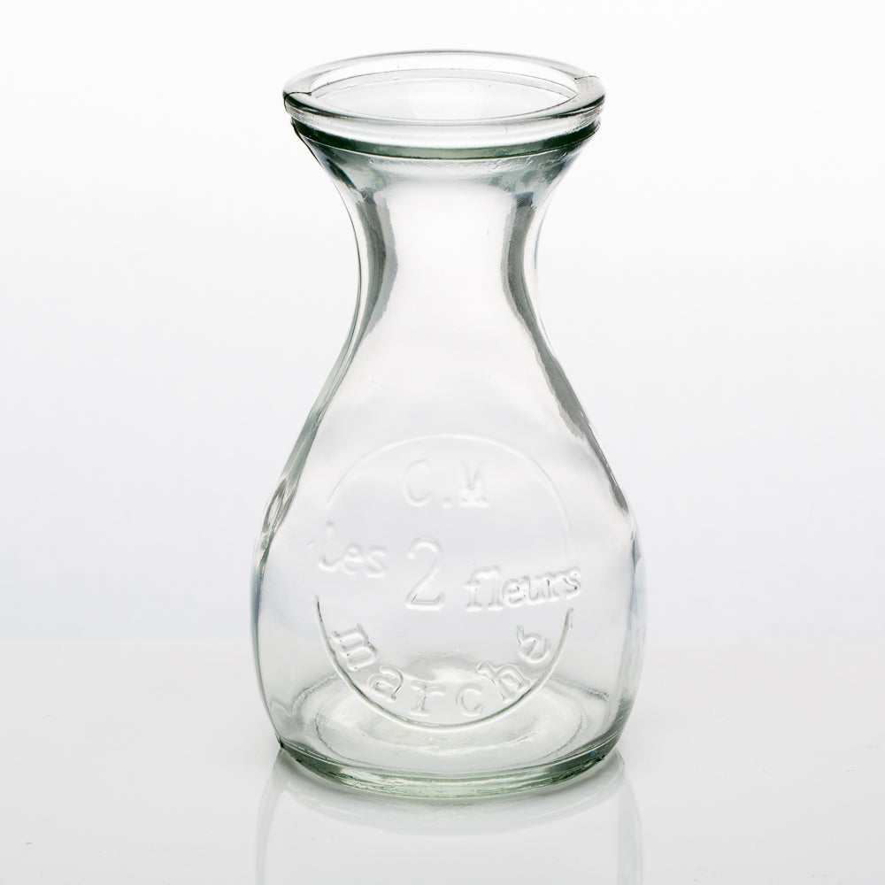 richland glass bud vase clear teardrop set of 36