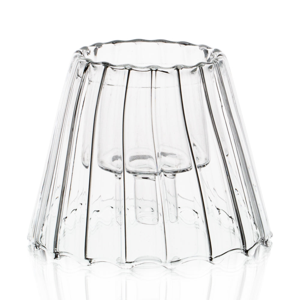 richland inza wine bottle chandelier glass tealight holder set of 12