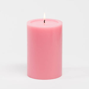 Richland 4" x 6" Pink Pillar Candles Set of 6