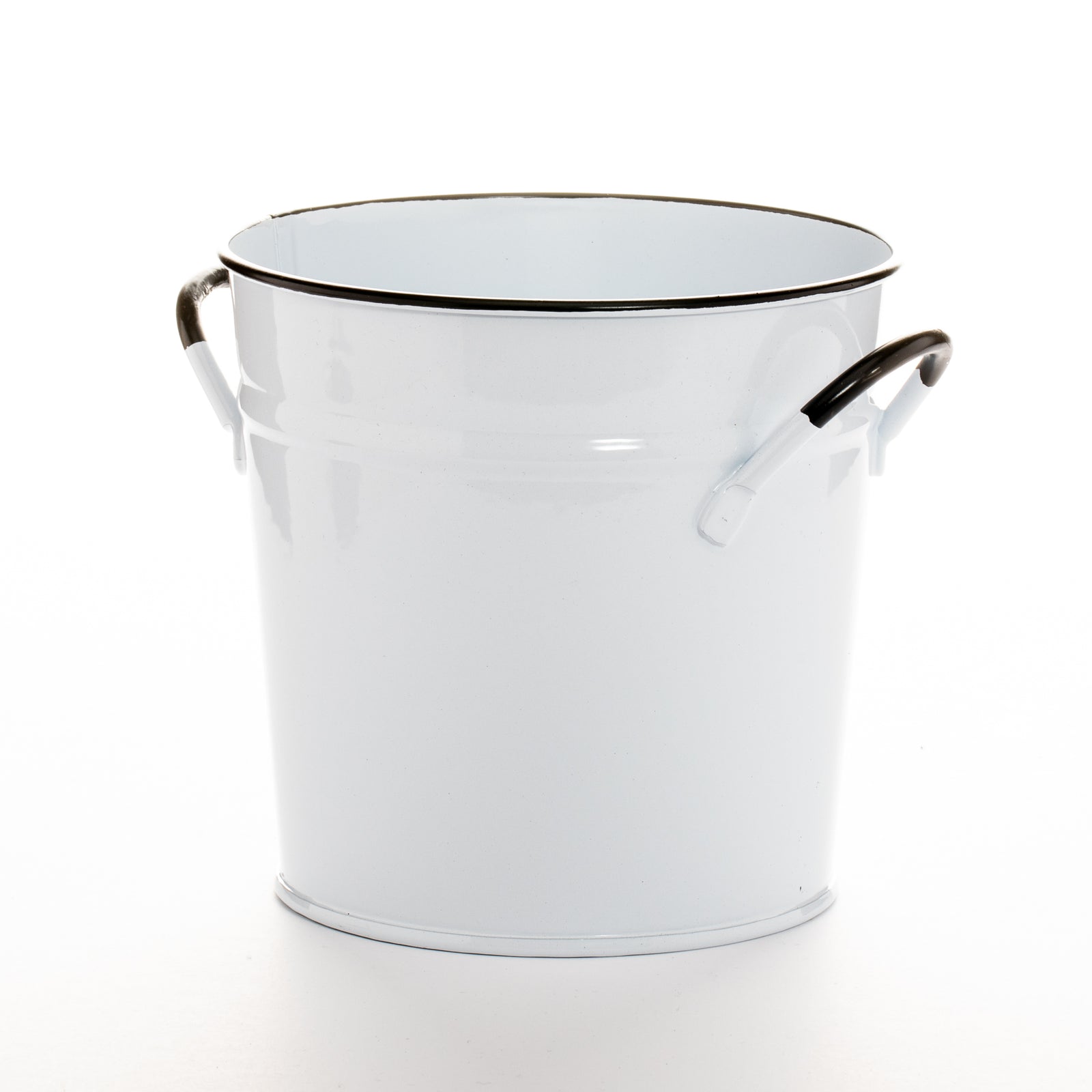 Tiny Galvanized Buckets 3.5 with Handles and Liner