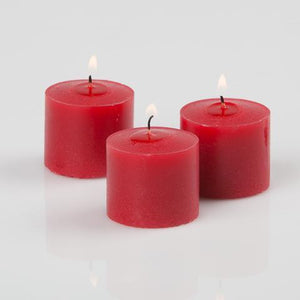 richland votive candles unscented red 10 hour set of 72