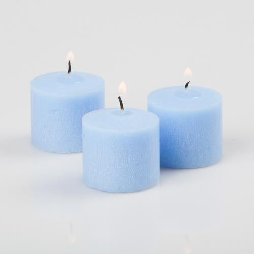 Richland Votive Candles Unscented Light Blue 10 Hour Set of 144