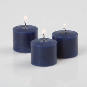 richland votive candles navy blueberry scented 10 hour set of 12