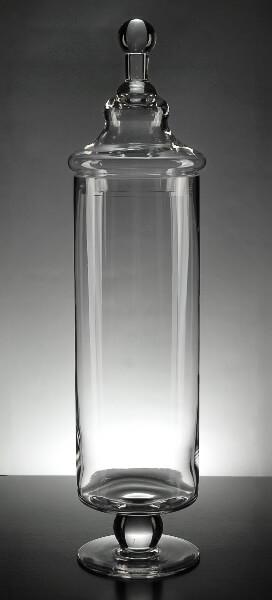 15 Clear Glass Apothecary Glass Jar with Lid