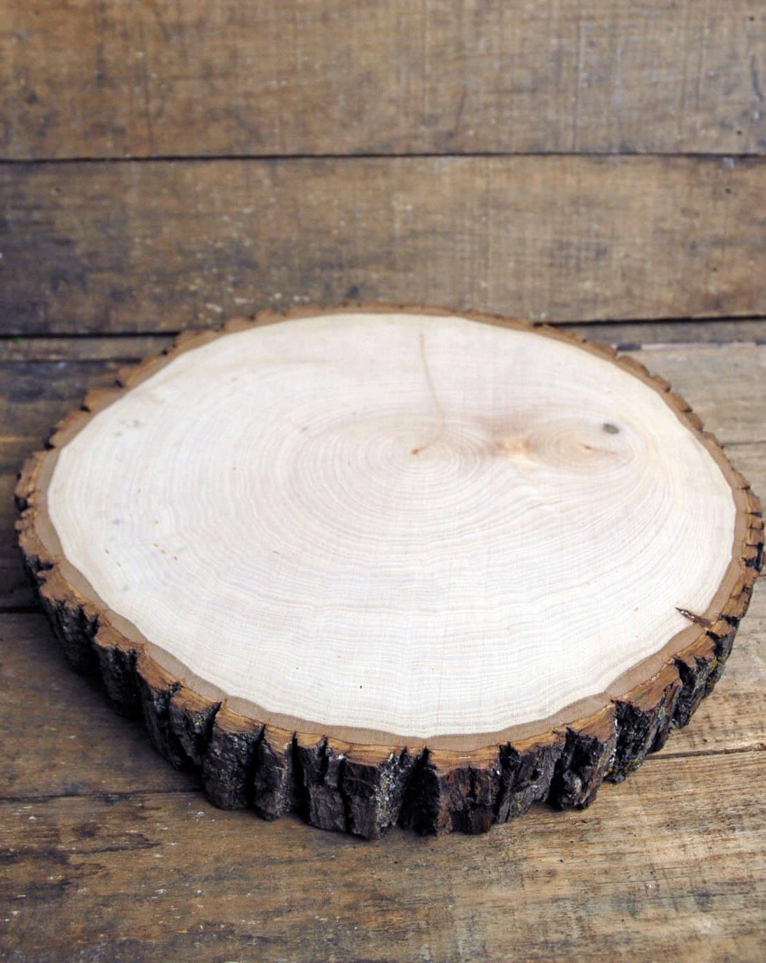 Unfinished Wood Slices Large Wood Slices for Crafts Wood Centerpieces for  Tables Wood Slabs 7 - 8.5