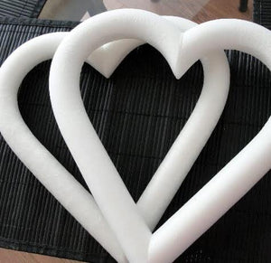 Styrofoam-heart, broken