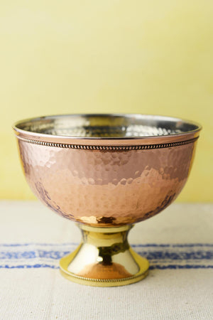 copper pedestal bowl 7